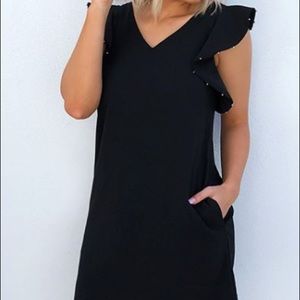 LBD with Fun Sleeves (Little Black Dress) - Small